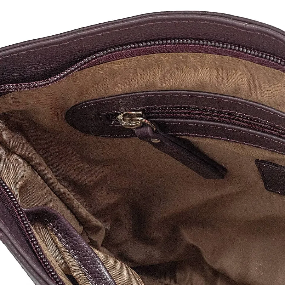 Store Sac Bandoulière en Cuir Comme le Bon Vin Sacs | Sacs Portés Travers