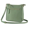 Fashion Sac Bandoulière en Cuir Dites-Le en Sauge Sacs | Sacs Portés Travers
