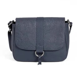 Outlet Sac Bandoulière en Cuir Délicatement Denim Sacs | Sacs Portés Travers