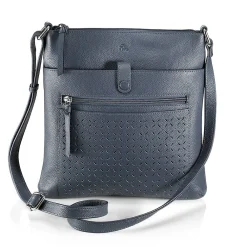 Best Sale Sac Bandoulière en Cuir Détail dans le Denim Sacs | Sacs Portés Travers