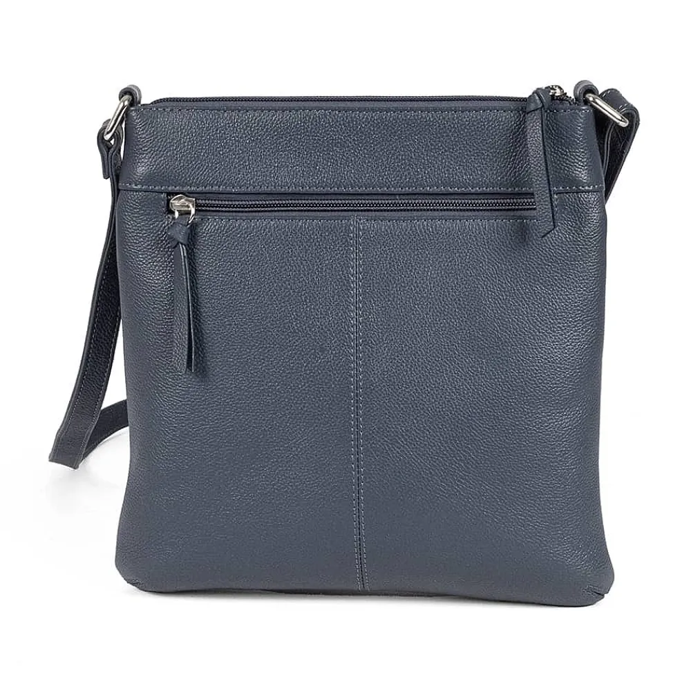 Best Sale Sac Bandoulière en Cuir Détail dans le Denim Sacs | Sacs Portés Travers