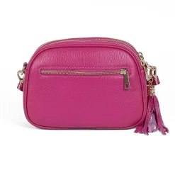 Best Sac Bandoulière en Cuir Fantasme Fuchsia Sacs | Sacs Portés Travers