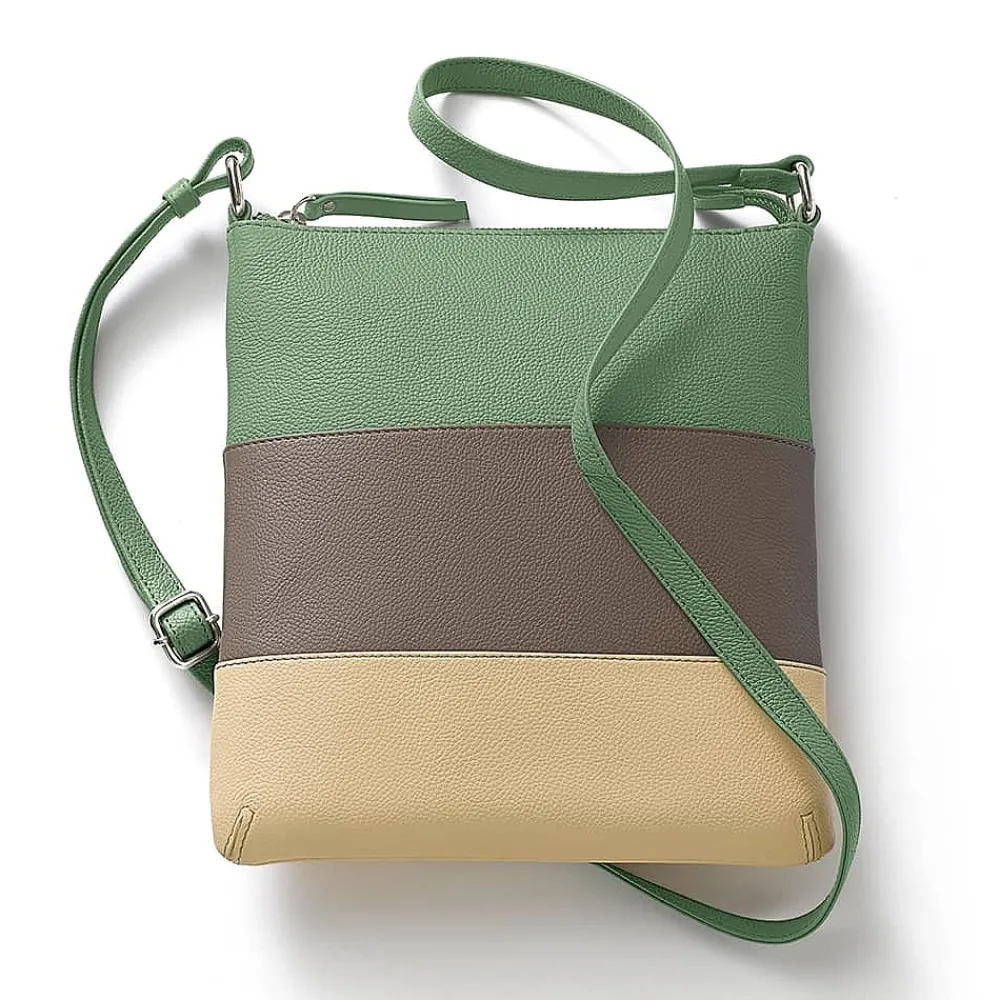 Store Sac Bandoulière en Cuir Harmonie de la Nature Sacs