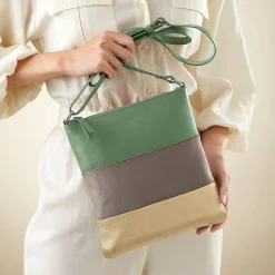 Store Sac Bandoulière en Cuir Harmonie de la Nature Sacs