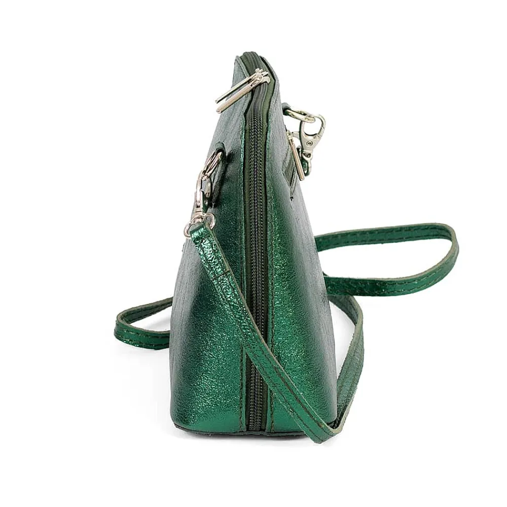 Cheap Sac Bandoulière en Cuir Lueur de Vert Sacs | Sacs Portés Travers