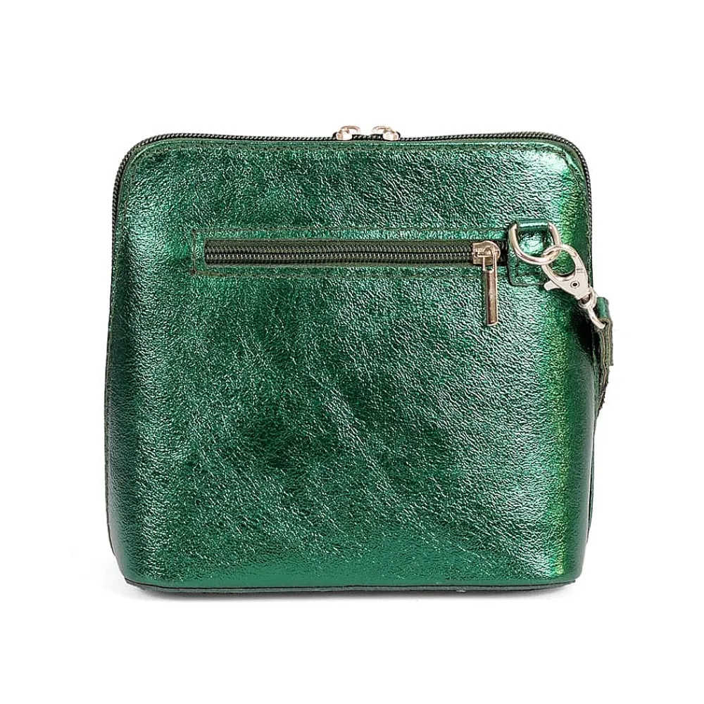 Cheap Sac Bandoulière en Cuir Lueur de Vert Sacs | Sacs Portés Travers