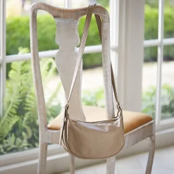 Hot Sac Bandoulière en Cuir Taupe Bon Voyage Sacs | Sacs Portés Travers
