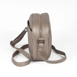 Discount Sac Bandoulière en Cuir Étain Poli Sacs | Sacs Portés Travers