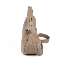 Hot Sac Bandoulière en Cuir Taupe Bon Voyage Sacs | Sacs Portés Travers