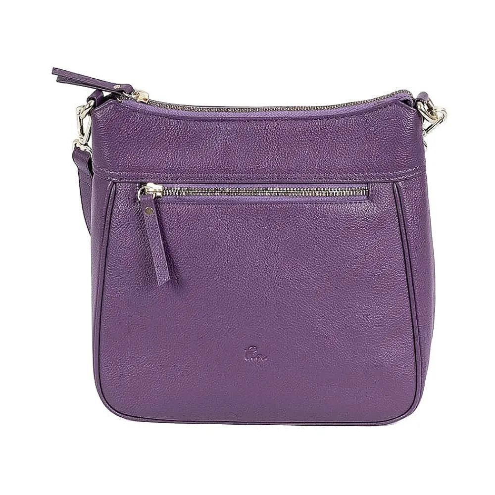 Best Sac Bandoulière en Cuir Violet Intrépide Sacs | Sacs Portés Travers