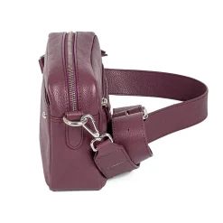 Online Sac Bandoulière en Cuir Violet Doucement Sacs | Sacs Portés Travers