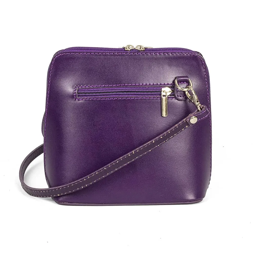 Shop Sac Bandoulière en Cuir Vision Violette Sacs | Sacs Portés Travers