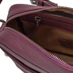 Online Sac Bandoulière en Cuir Violet Doucement Sacs | Sacs Portés Travers