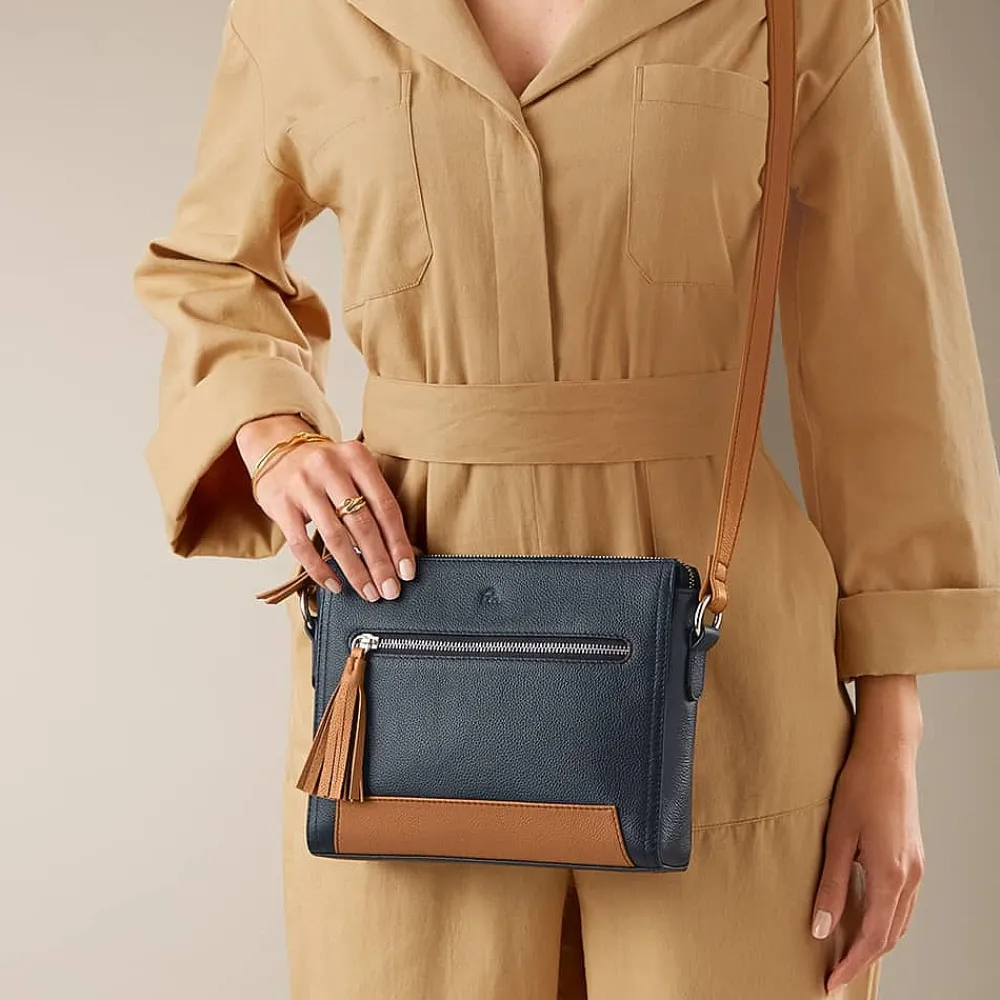 Best Sale Sac Bandoulière en Cure Marin au Sol Sacs | Sacs Portés Travers