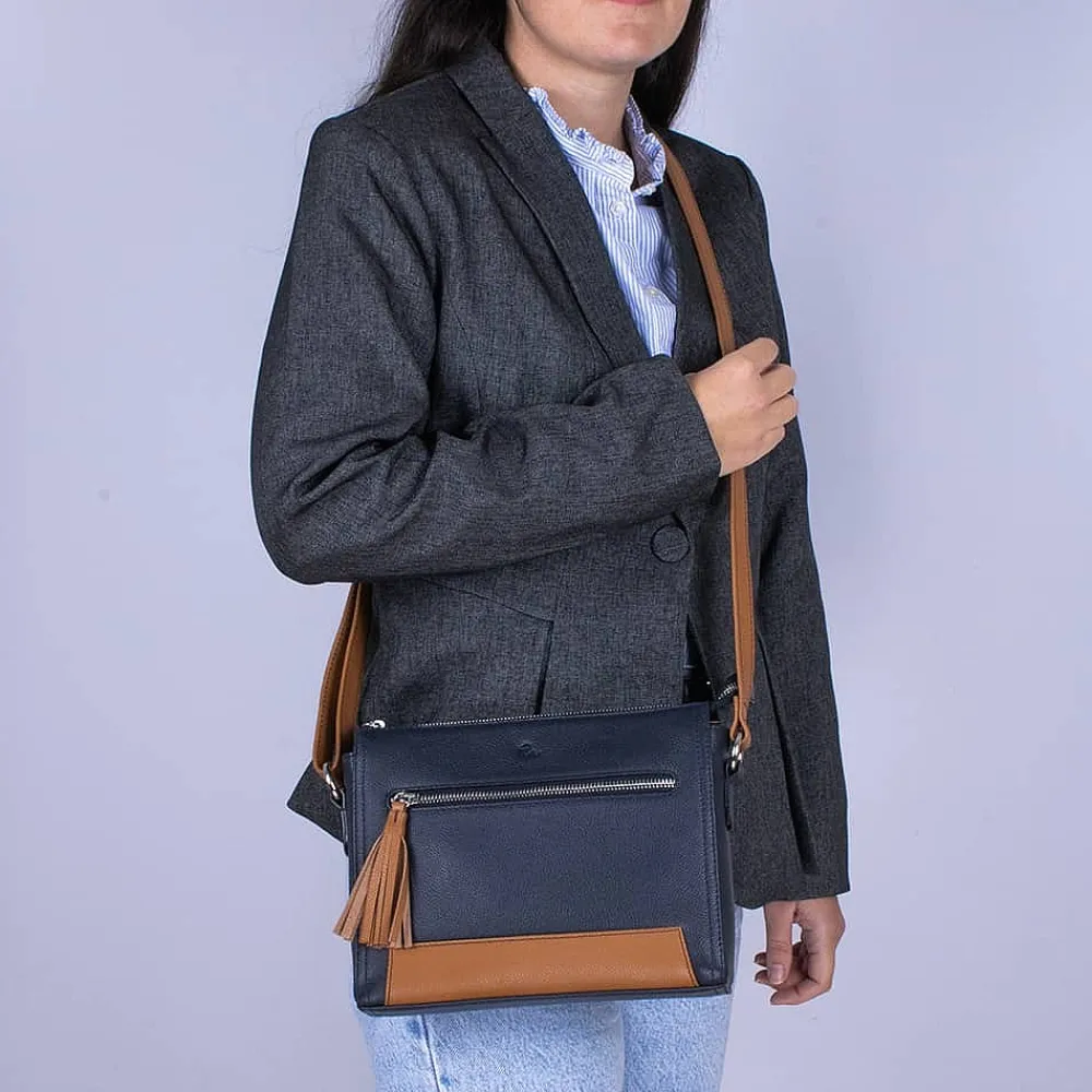 Best Sale Sac Bandoulière en Cure Marin au Sol Sacs | Sacs Portés Travers