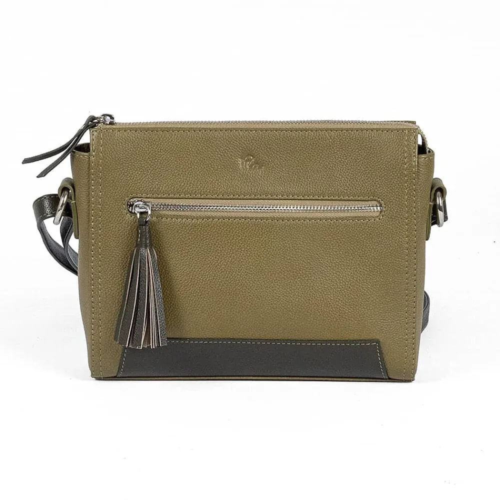 Best Sac Bandoulière Olive Ouverte Sacs | Sacs Portés Travers