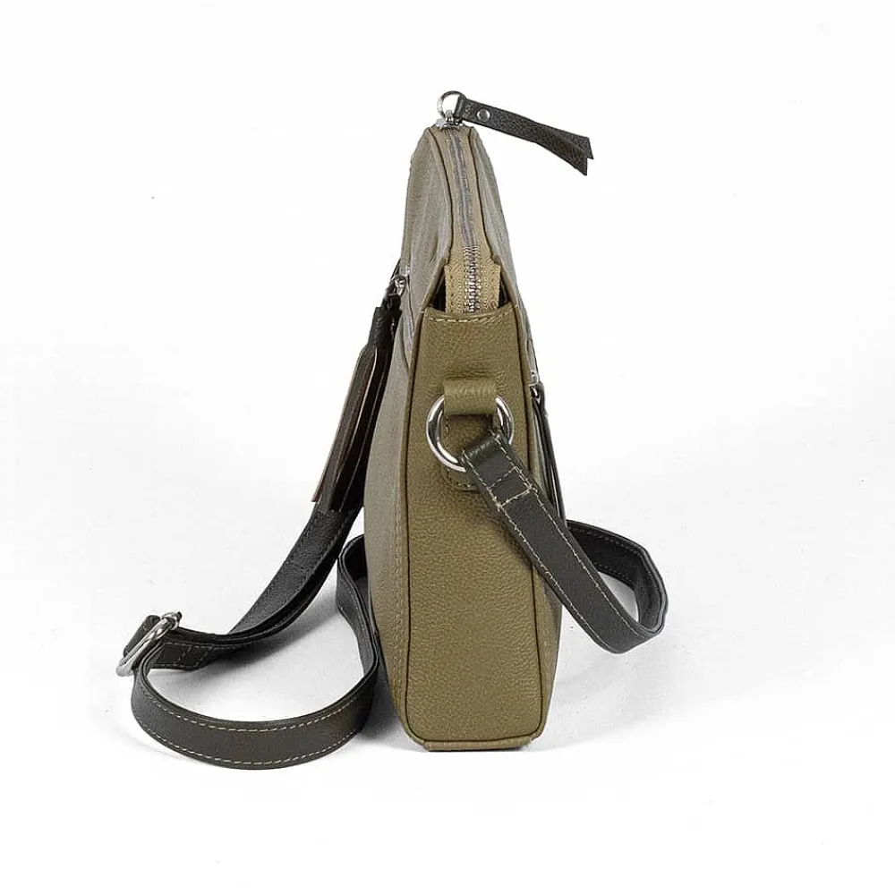 Best Sac Bandoulière Olive Ouverte Sacs | Sacs Portés Travers