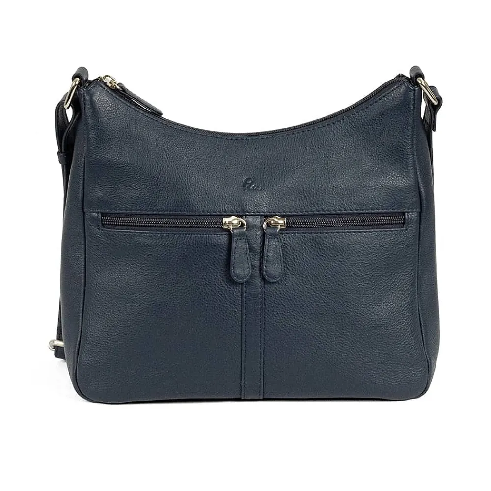 Cheap Sac en Cuir Bleu Tombée de la Nuit Sacs | Sacs Portés Travers