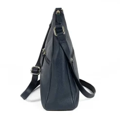 Cheap Sac en Cuir Bleu Tombée de la Nuit Sacs | Sacs Portés Travers