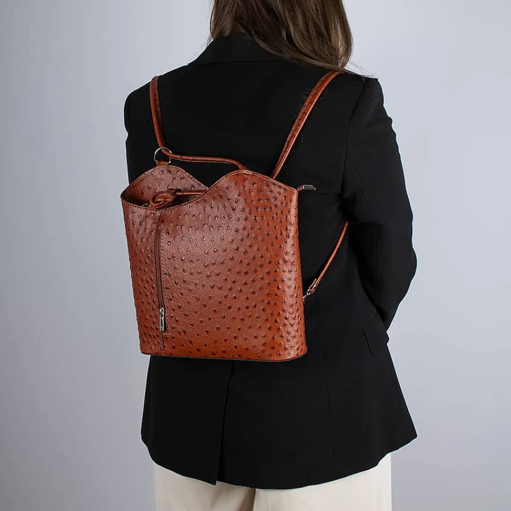 Hot Sac en Cuir Fauve Élégamment Gaufré Sacs | Sacs À Main