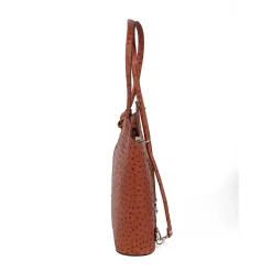 Hot Sac en Cuir Fauve Élégamment Gaufré Sacs | Sacs À Main