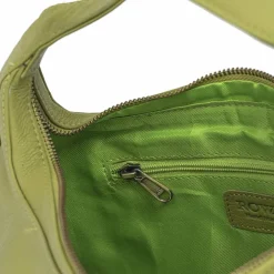 New Sac en Cuir Feux de la Rampe Vert Citron Sacs | Sacs À Main