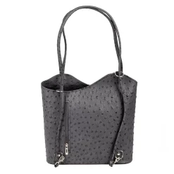 New Sac en Cuir Gris Élégamment Gaufrés Sacs | Sacs À Main