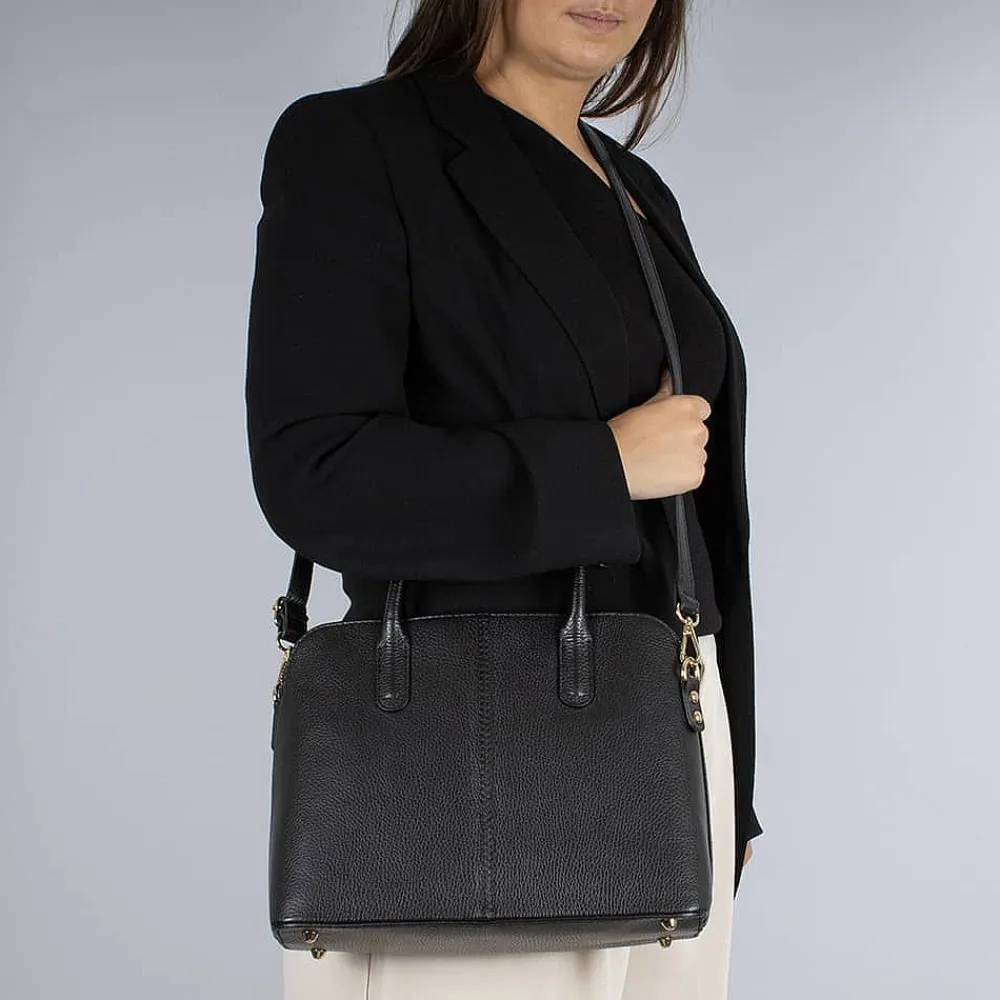 New Sac en Cuir Noir C'est une Dame Sacs | Sacs À Main