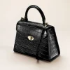 Online Sac en Cuir Noir Élégante Intention Sacs | Sacs À Main