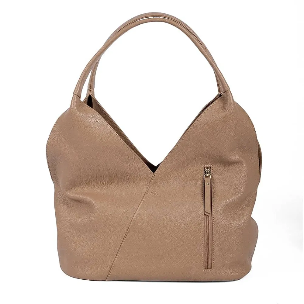 Discount Sac en Cuir Praline Tulipe Sacs | Sacs À Main
