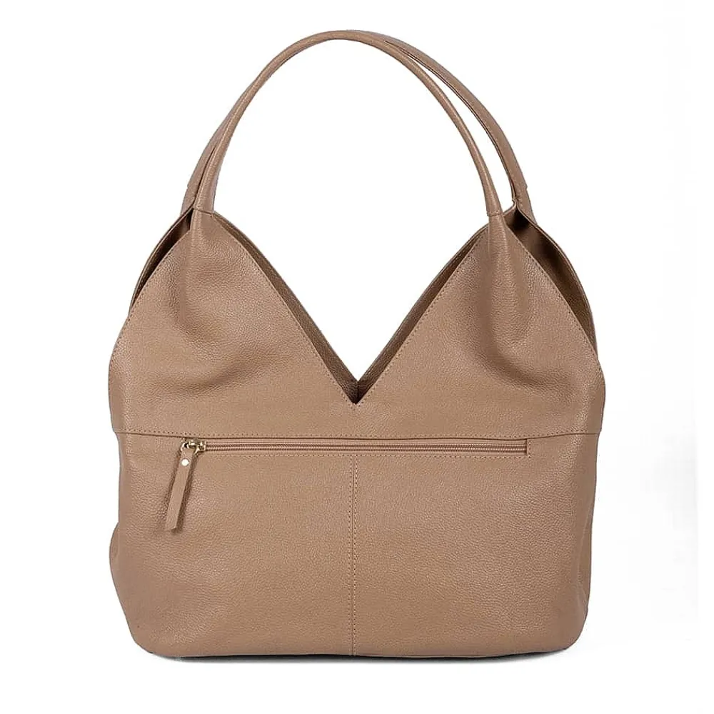 Discount Sac en Cuir Praline Tulipe Sacs | Sacs À Main