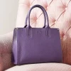 New Sac en Cuir Violet Intrigue Sacs | Sacs À Main