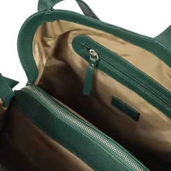 Store Sac en Daim Vert Cédez à la Tentation Sacs | Sacs À Main