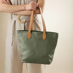 Discount Sac Fourre-Tout en Cuir de l’Oliveraie Sacs | Sacs À Main