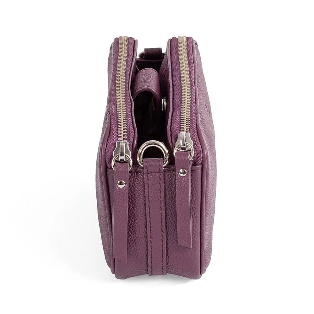 Clearance Sac Polyvalent en Cuir Violet Éternel Sacs