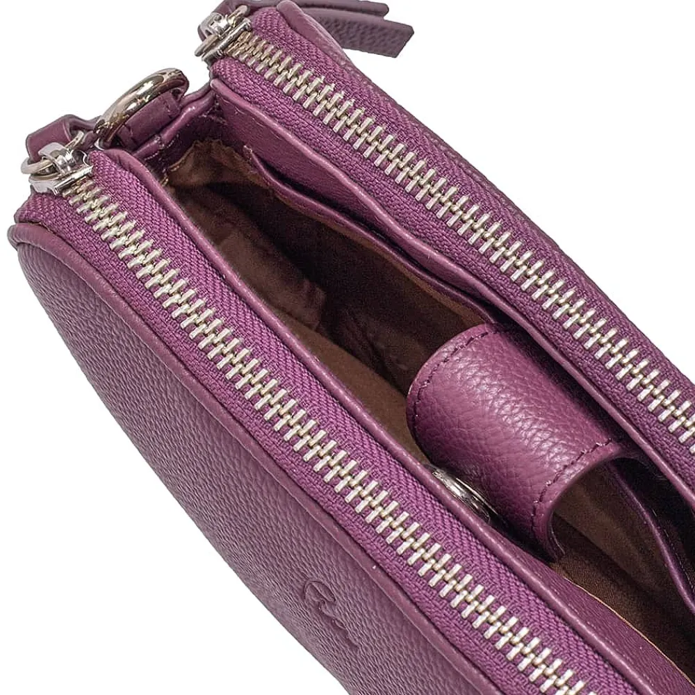 Clearance Sac Polyvalent en Cuir Violet Éternel Sacs