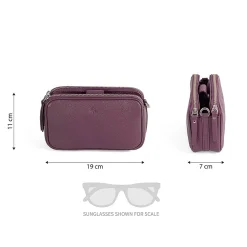 Clearance Sac Polyvalent en Cuir Violet Éternel Sacs