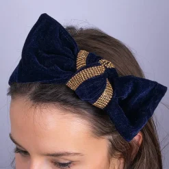 Best Sale Serre-tête en Velours Nuit Élégante Accessoires Cheveux