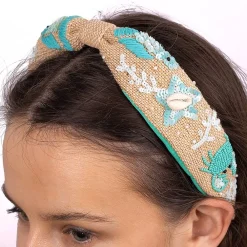 Discount Serre-tête Marée Turquoise Accessoires Cheveux